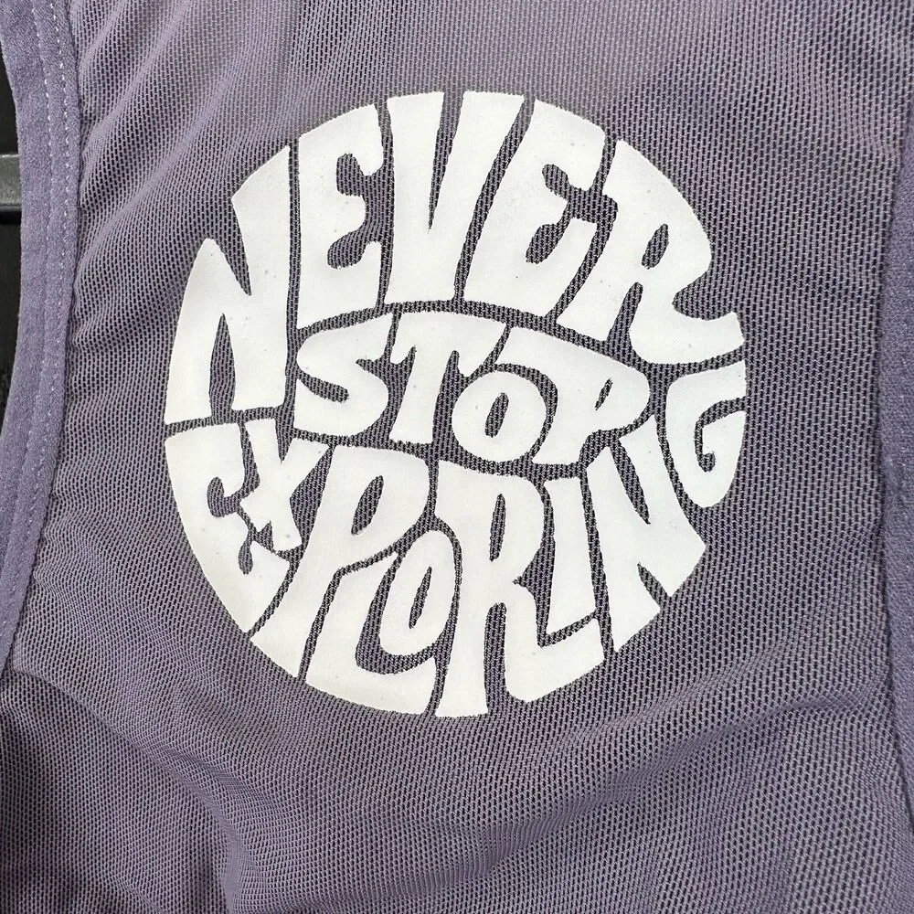 The‎ North Face Women's M Trailwear Sports Tank Bra Never Stop Exploring Black